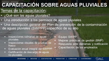 Load image into Gallery viewer, SWPPP (Espanol)  ENTRENAMIENTO DE AGUA TORMENTA SWPPP